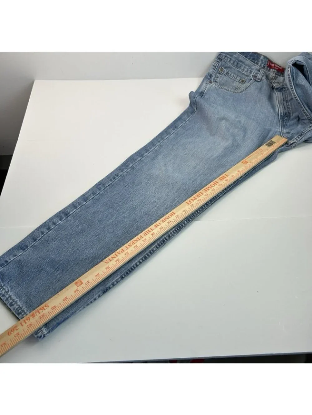 Levi's 569 Jeans Men Size 34 X 32 Blue Straight Fit Dry Goods VTG Grunge 1998